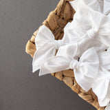 True White | Petite Party Bow: Alligator Clip