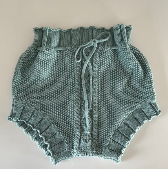 Teal Knit Bloomers