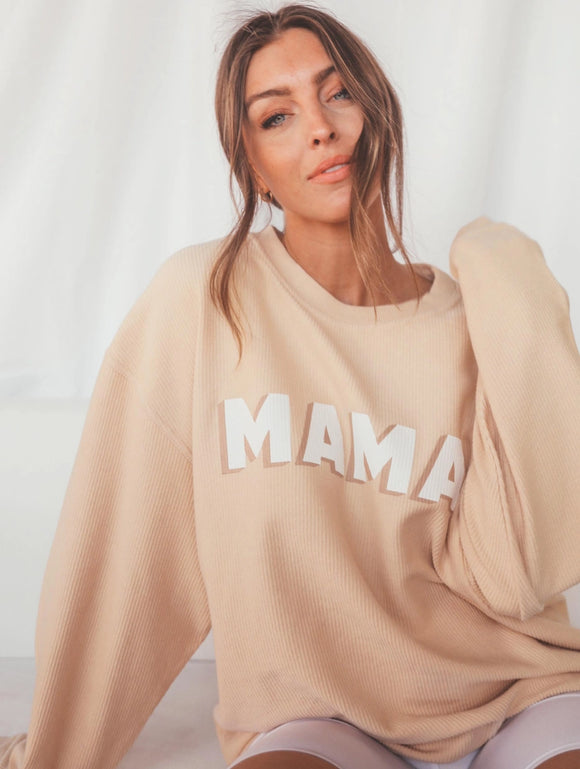Friday + Saturday: MAMA Corded Sweatshirt