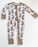 Somebunny Loves Chocolate Convertible Footies