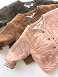 Organic Baby Blake Corduroy Snap Up Front Jacket - Cypress