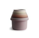 Mushie Stacking Cups toy | petal