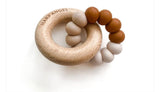 Silicone & Wood Teether Ring