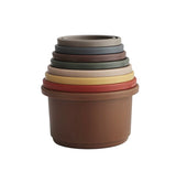 Mushie Stacking Cups toy | retro