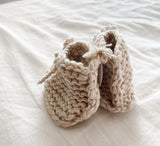 Hand-Knitted Baby Booties
