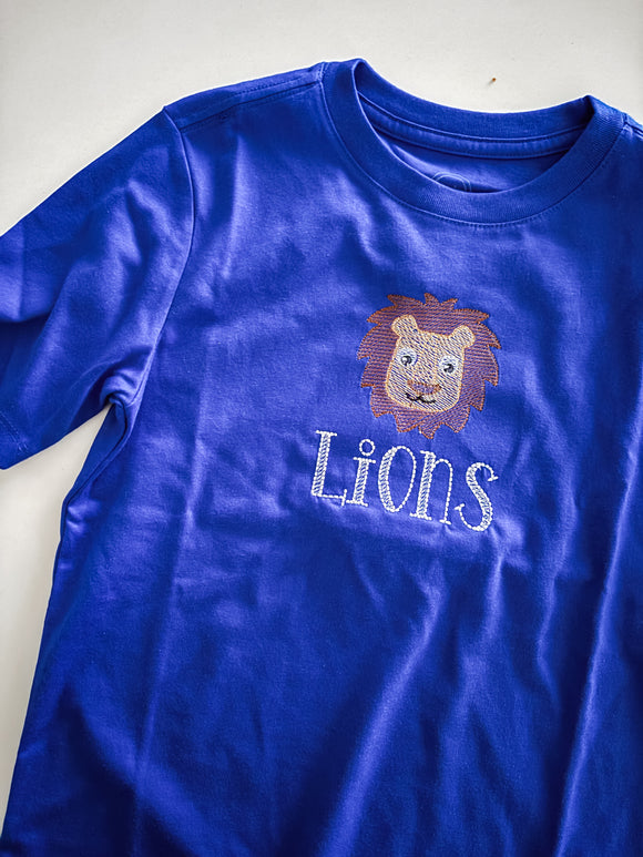 Embroidered Mascot Tee