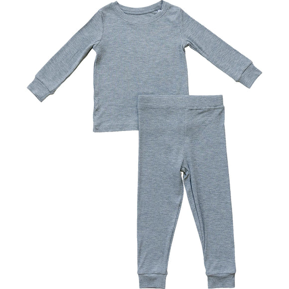 Mebie Baby Heather Grey Cozy Set