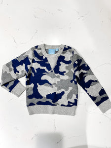 Camo Pullover Sweater